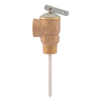 CASH ACME 15836-0150 Relief Valve,Bronze,MNPT,3/4 in.,FNPT 49EL60