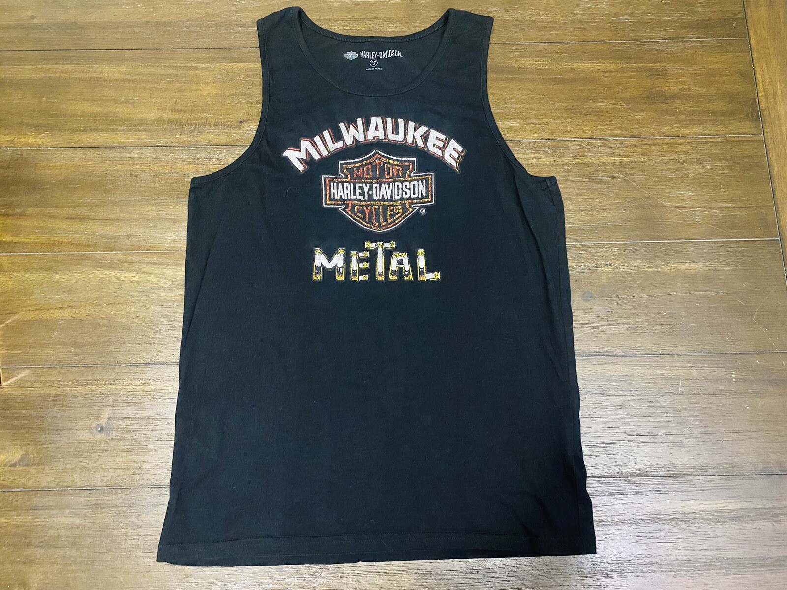 Harley Davidson Milwaukee Metal Tank Top Medium Authentic HD Merch