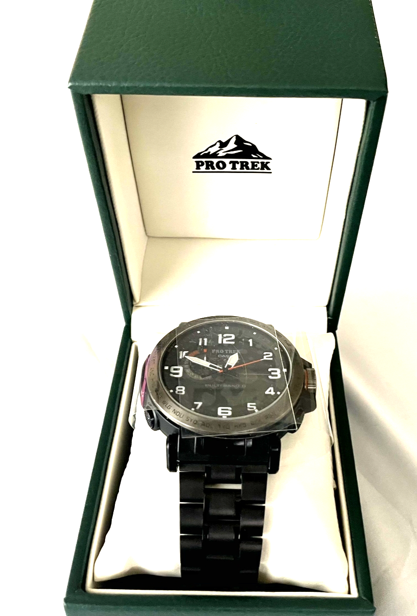 時計 PRO TREK PRW-6600 YB-3JF CASIO PRO TREK PRW-6600YB-3JF Radio Solar black metal band with