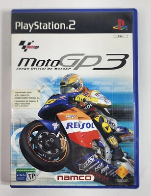 MotoGP 3 (Sony PlayStation 2, 2003) - Manual Included - PAL REGION