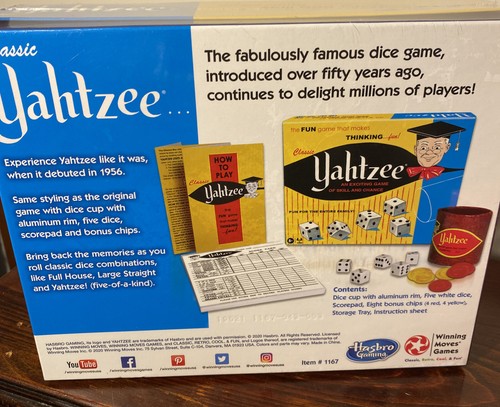 Classic Family Yahtzee Dice Game of Chance and Skill for 2 or More Players - Picture 4 of 5