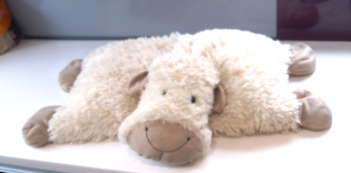 JELLYCAT ORIGINAL TRUFFLES SHEEP LARGE PLUSH CUSHION PILLOW SOFT