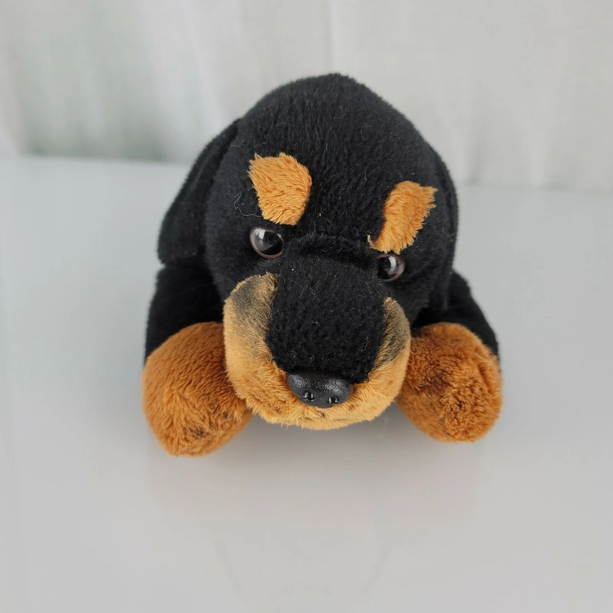 FAO Schwarz Titus the Rottweiler Dog Plush Stuffed Animal Toy