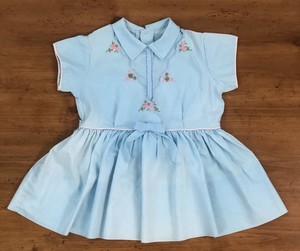 powder blue gown for flower girl