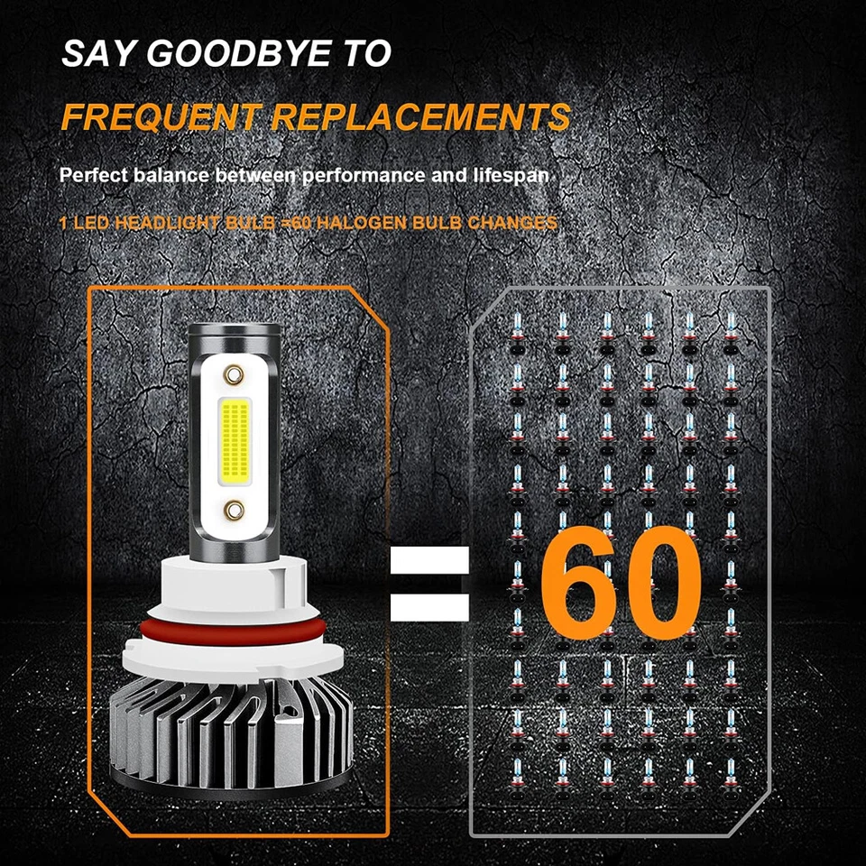 LED Headlight for Peterbilt 330 325 335 340 348 384 386 387 Truck Hi/lo Beam - Image 2 of 4