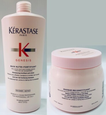 Bain Nutri Fortifiant 1000ML Kerastase + Masque Reconstituant 500ML