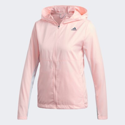 Adidas Own The Run Kapuzenjacke Damen - wasserabweisender Windbreaker S UK 8-10