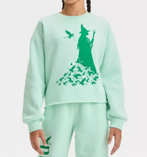 Wicked the Movie Girl's Elphaba Dreamy Fleece Sweatshirt by Paul Tazewell XS 4/5