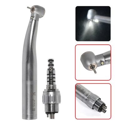 YABANGBANG Dental Fiber Optic LED E-generator High Speed Handpiece 4H Coupling YDKKM UK