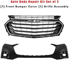 Front Bumper Cover Fascia | Grille Assembly Kit For 2018-2021 Chevrolet Traverse