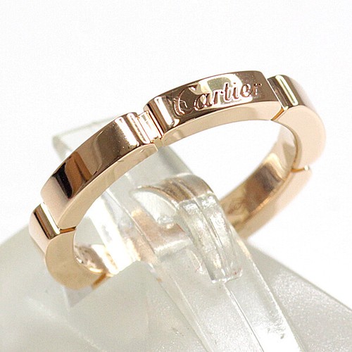 CARTIER Maillon Panthere Ring 750 Rose Gold Size #46 US #3.5 Ex++ | eBay