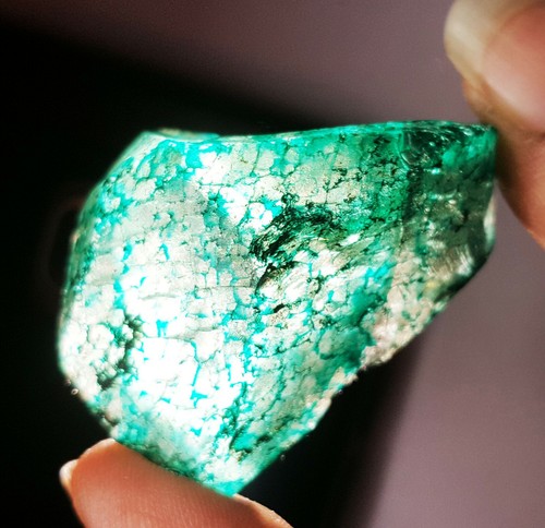 Pierre Précieuse émeraude Verte Naturelle Taille émeraude – 1 Pièce Vrac