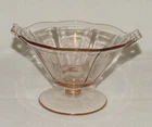 PERFECT Vintage Elegant Pink Depression Glass Footed Mayo Bowl!!