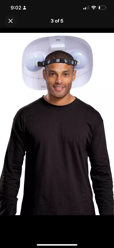 Jack Skellington Funko Pop Half Mask Costume Accessory NEW Nightmare Christmas - Image 3 of 4