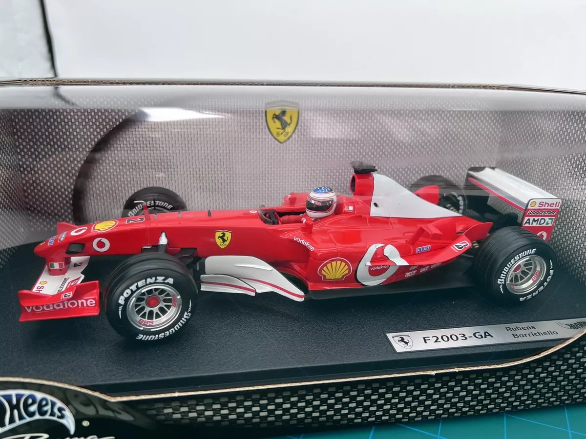 Hot Wheels 1:18 Ferrari F1 (F2003-GA) Rubens Barrichello