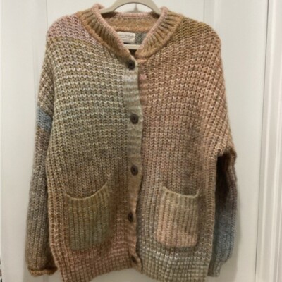 Universal Thread Chunky Swearer Preloved Small Multi Color