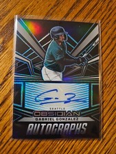 Gabriel Gonzalez Auto -2023 Chronicles Obsidian Electric Etch Carolina Blue #/49