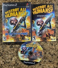 Destroy All Humans  Sony PlayStation 2, PS2, 2005 Cib Complete - Tested