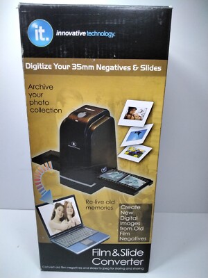IT Film 35mm Negative and Slide Converter to PC BRAND NEW ITNS-300 2008