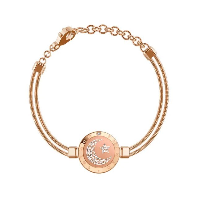 Elegant Rose Gold Bracelet- Moon 3