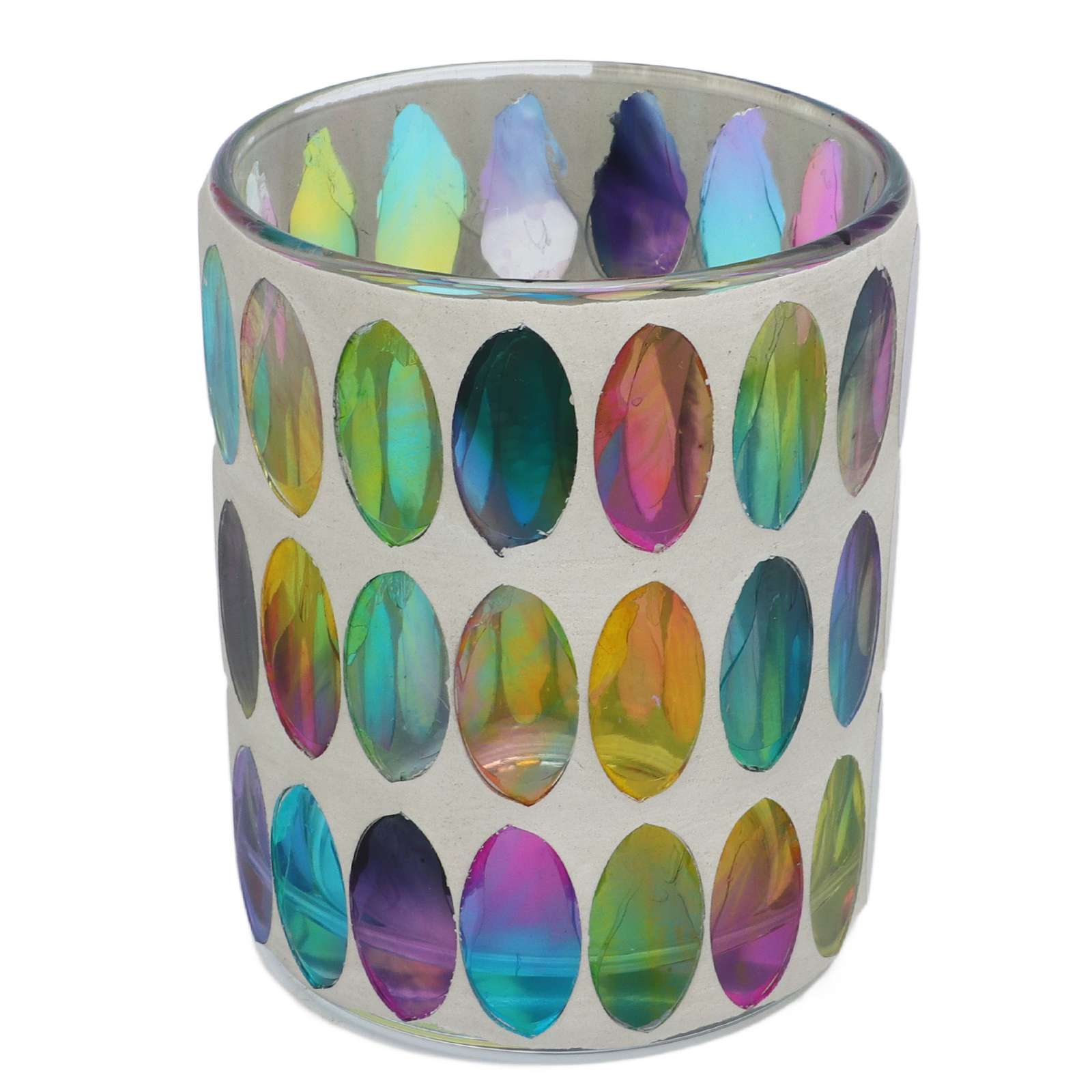 Candle Holder Mosaic Tea Light Holder Colorful Glass Mosaic Style Vivid 7448280277096 eBay