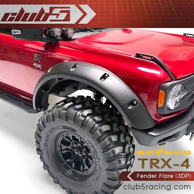 Custom Fender Flare ( 3DP ) for TRX-4 2021 Ford Bronco
