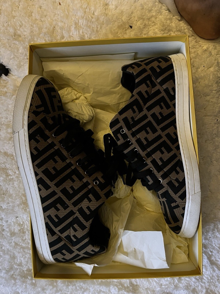 Fendi Men Brown tech fabric low-tops Sneakers (US 11) Fendi | Shoes | Fendi Men Brown Tech Fabric Lowtops Sneakers  main image 4