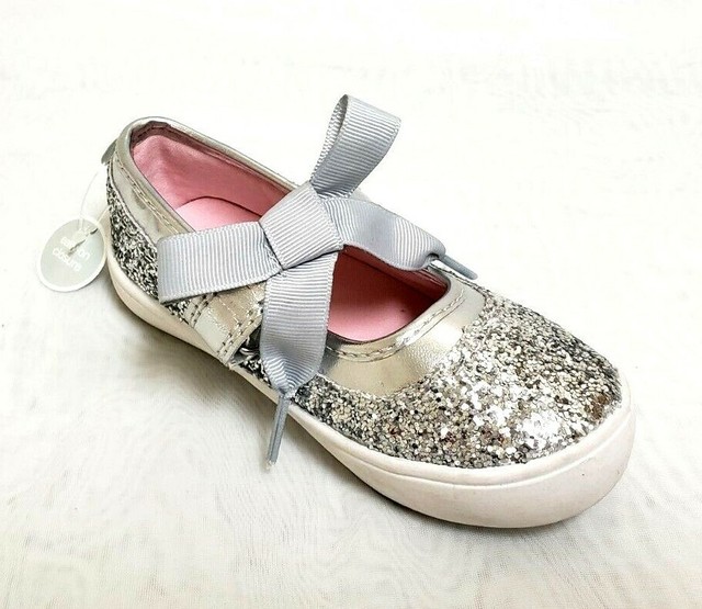 silver glitter mary jane shoes