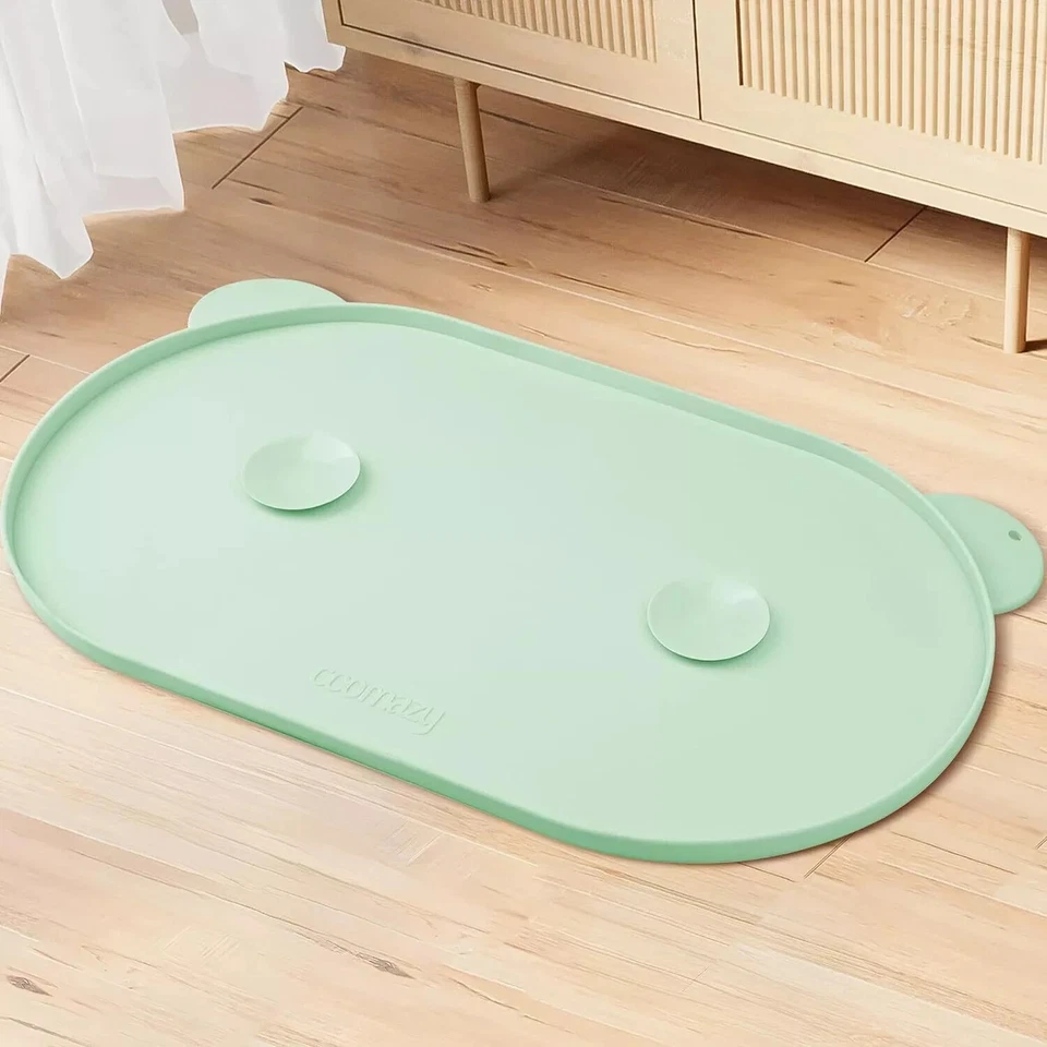 Coomazy狗粮垫带吸盘防水防滑硅胶猫/狗 — 第 3/4 张图片