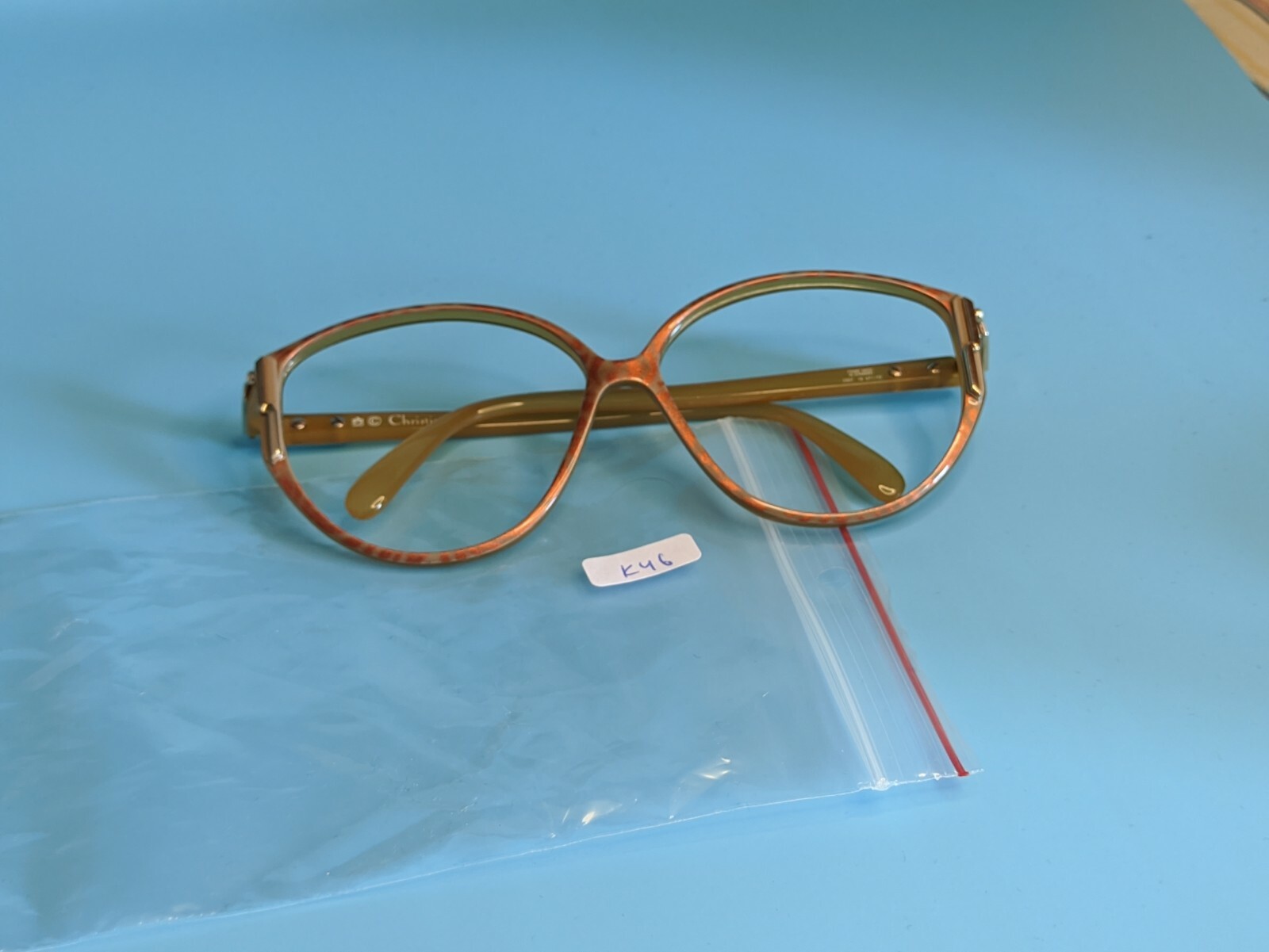VINTAGE CHRISTIAN DIOR 2307 RECTANGULAR EYEGLASSE… - image 8