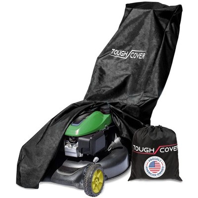 Lawn Mower Cover - Basic Edition, Black, 210D Marine-Grade - Universal Fit fo...