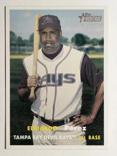 2006 Topps Heritage Eduardo Perez #423 card