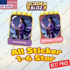 Monopoly Stickers Go 1  - 6   Golden blitz Available CHEAPEST  SUPER FAST  24/7  