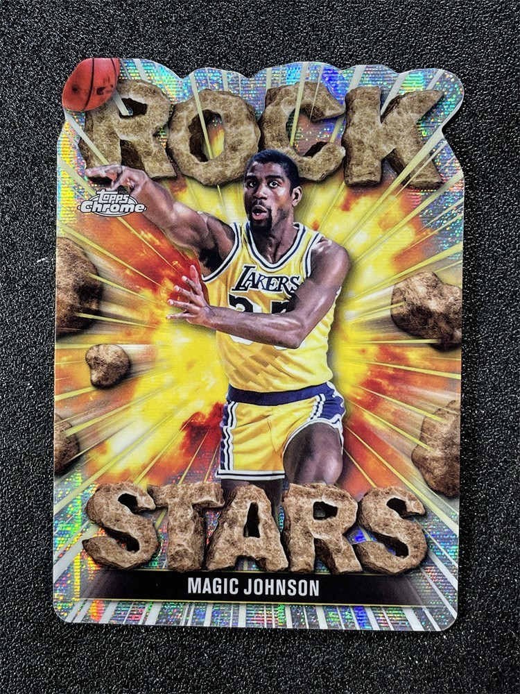 2025-26 Topps Chrome Magic Johnson Rock Stars Case Hit SSP