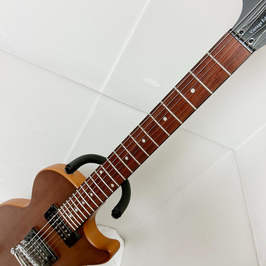 美品 Epiphone エピフォン レスポール ビンテージエディション ブラウン Epiphone Vintage Edition VE Electric Guitar Brown Near Mint
