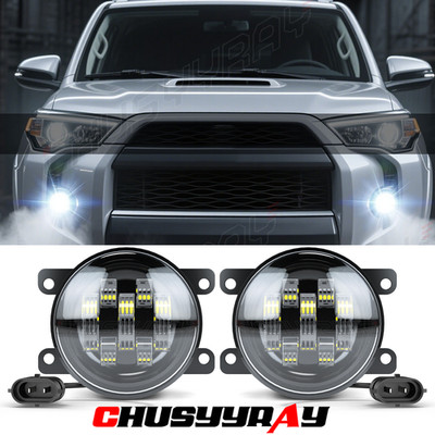 For Jaguar S-Type X-Type 2004-2008 Pair LED Bumper Fog Light Lamps New Upgrade