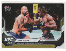 2026 Ufc Topps Now 17 Ateba Gautier Gold Foil 50 Undefeated Ufc Tko Finish 2026 Ufc Topps Now 17 Ateba Gautier Gold Foil 50 Undefeated Ufc Tko Finish