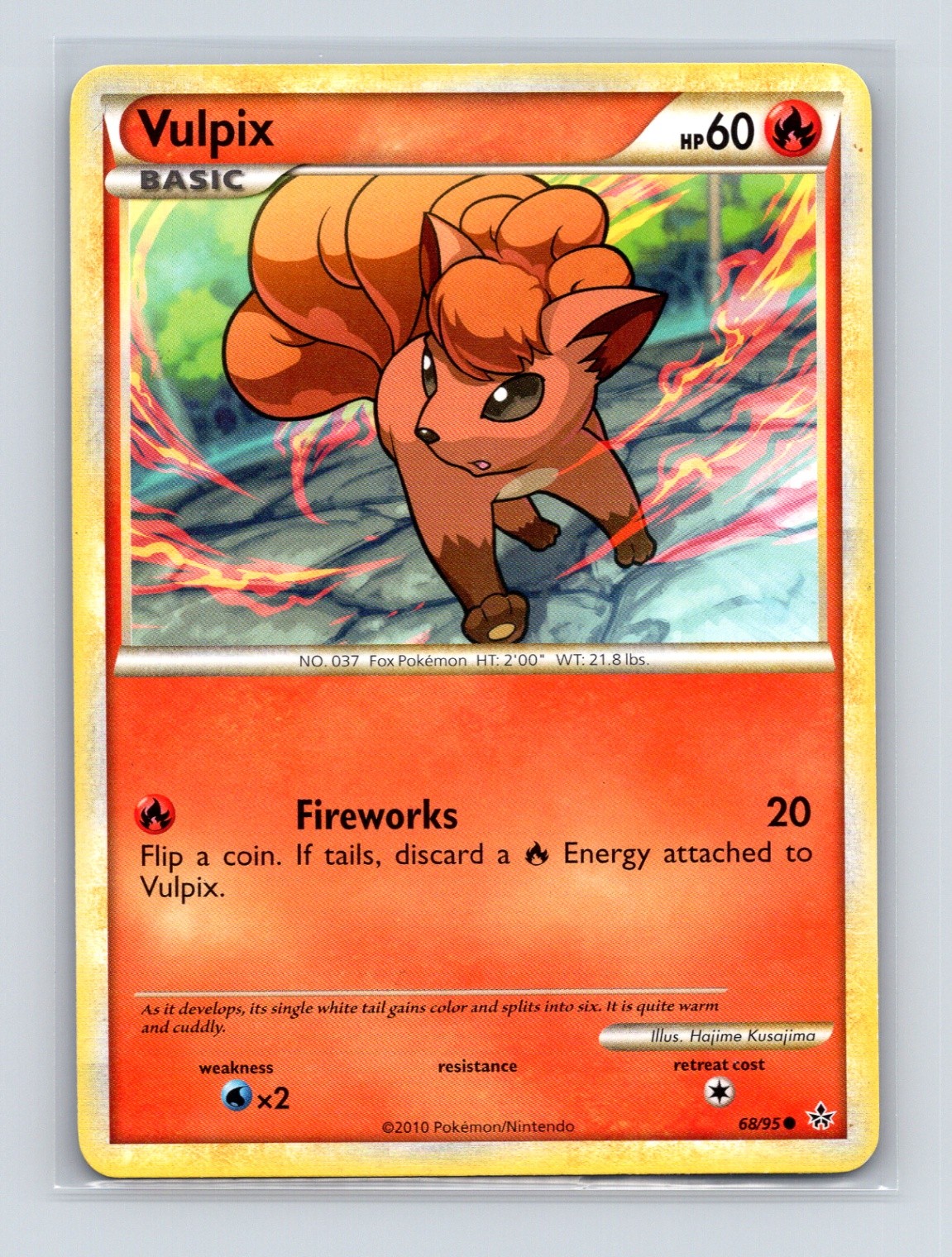 Pokémon TCG Vulpix 68/95 Unleashed Normal LP