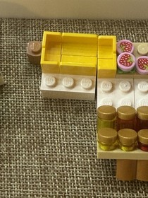 Lego Friends Bakery Ice cream Shop Replacement Parts Signs Food