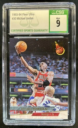 1993-94 Fleer Ultra Michael Jordan #30 Bulls CSG 9