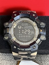 Activa Armour X Invicta Men's Digital Watch Camouflage Band 495494 Display Model