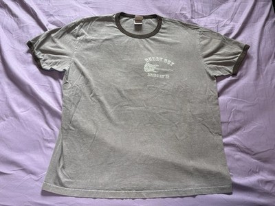 Buddy Guy Shirt Mens Large Brown Ringer 2006 Concert Tour Guitar Rock Band