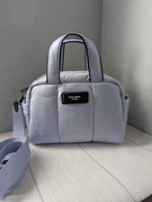 NWT Kate Spade KE188 Puffed Fabric Medium Satchel Crossbody In Viola Flower