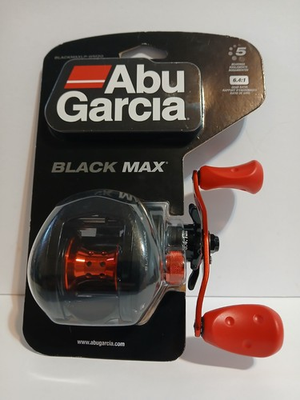 #ad #ad Abu Garcia Black Max Baitcast Fishing Reel Right Hand 6.4:1 NEW $44.95
