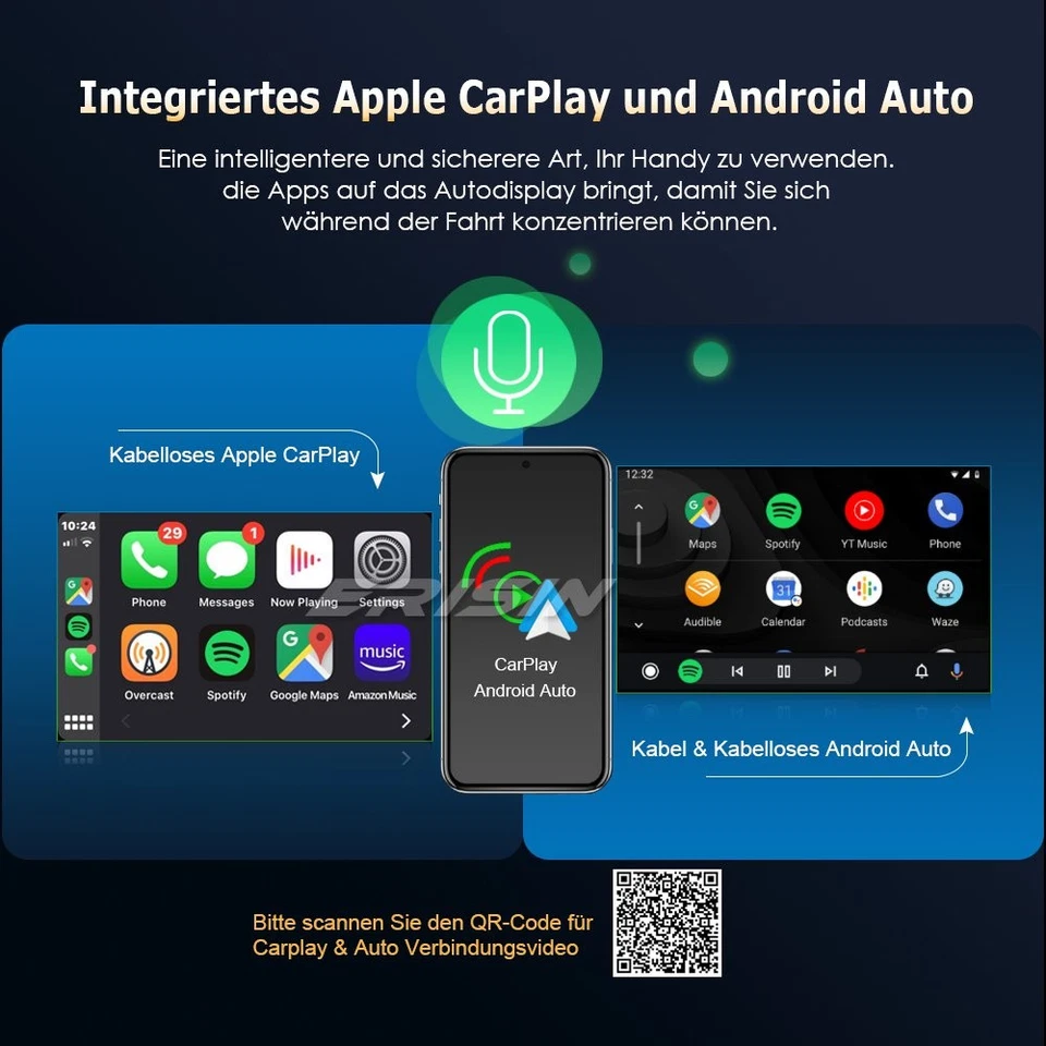 64G DAB+CarPlay Android 14 Autoradio GPS Renault Dacia Duster Logan Dokker Lodgy - Bild 4 von 4