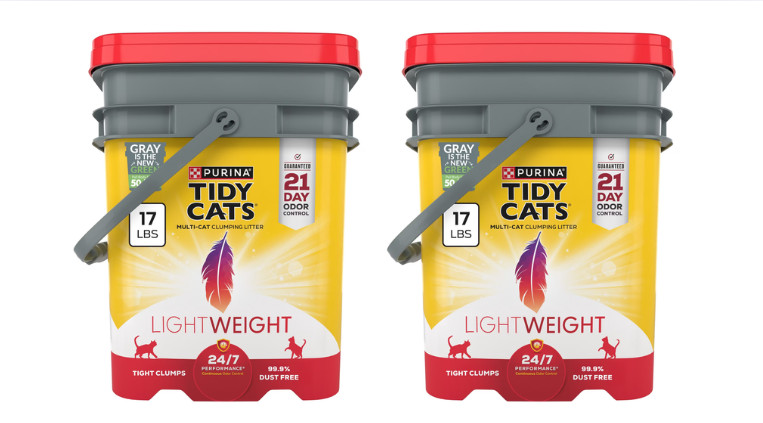 2PACK Purina Tidy Cats 24/7 Performance LightWeight Cat Litter, Clean Linen,17lb