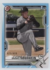 2021 Bowman Draft Sky Blue 475/499 Brooks Gosswein #BD-21 04lp