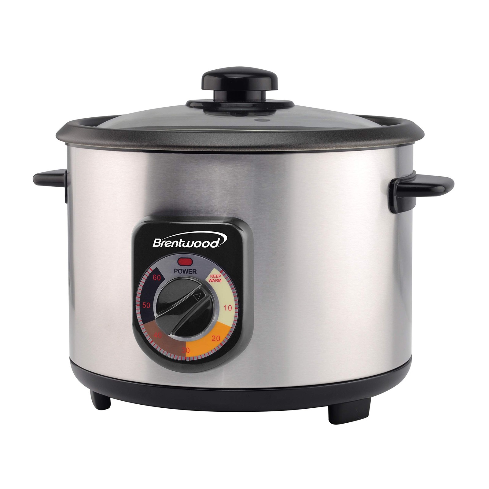 Brentwood TS-1020S 10-Cup Uncooked/20-Cup Cooked Crunchy Persian Rice Cooker ...