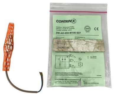 Contrinex DW-AD-603-M10E-637 Switch Proximity Inductive Sensor Diameter M10X1