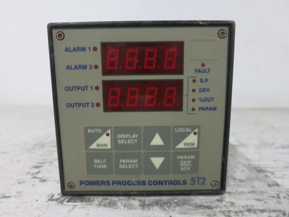 Powers Process Controls 512-K270 Series 512 Process Controller Model # 5 - Image 3 of 4
